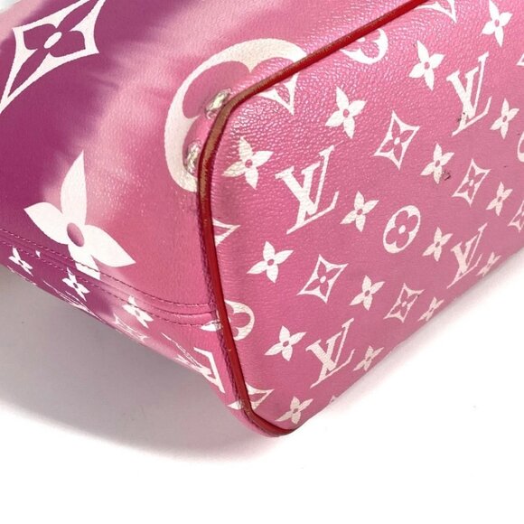 LOUIS VUITTON M45127 Monogram Escal Neverfull MM Shoulder Bag Tote Bag Red/pink - Picture 6 of 14